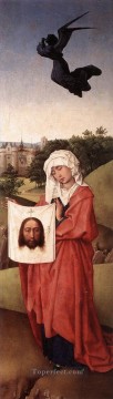  Triptych Works - Crucifixion Triptych right wing painter Rogier van der Weyden